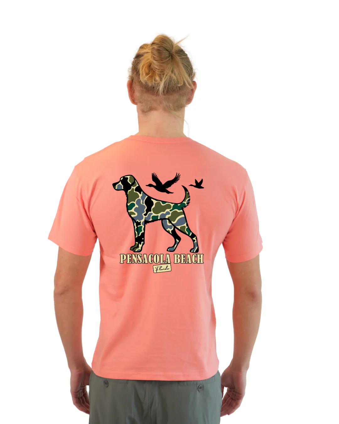 Pensacola Beach Dog Men T-Shirt Camouflage Edition - Image 14