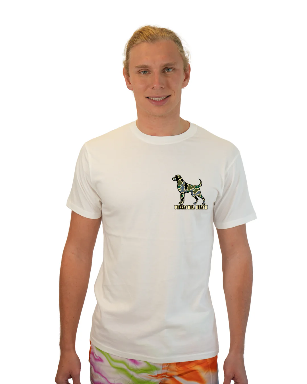 Pensacola Beach Dog Men T-Shirt Camouflage Edition - Image 7