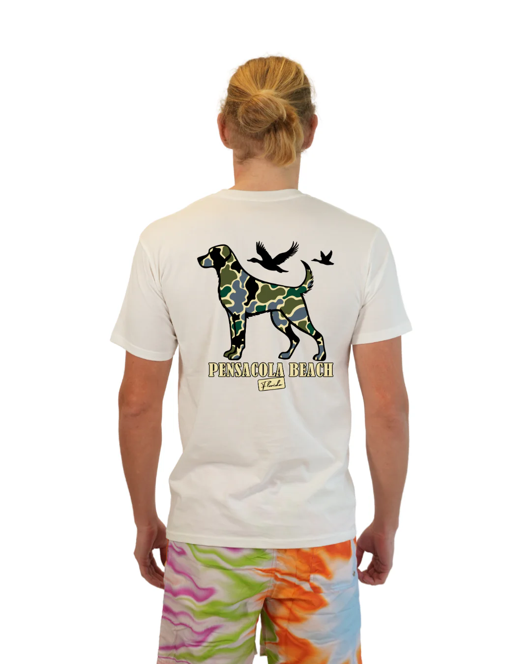 Pensacola Beach Dog Men T-Shirt Camouflage Edition - Image 8