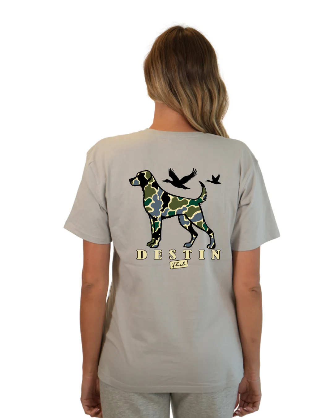 Destin Dog Women T-Shirt Camouflage Edition - Image 8