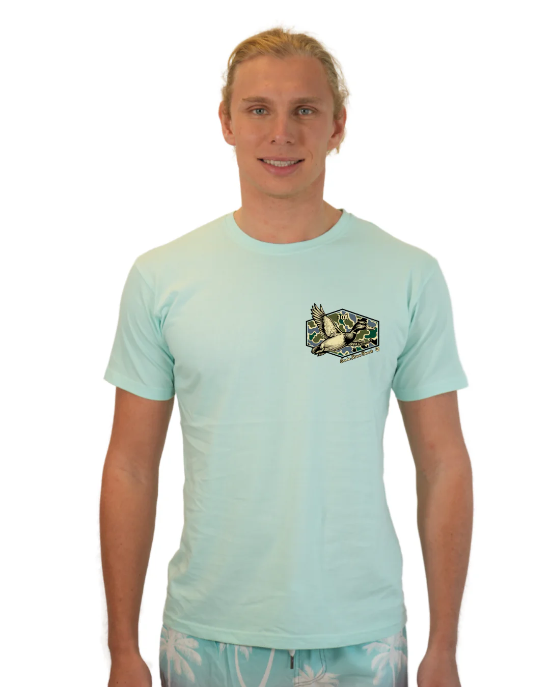 Santa Rosa Beach Duck Men T-Shirt Camouflage Edition - Image 15