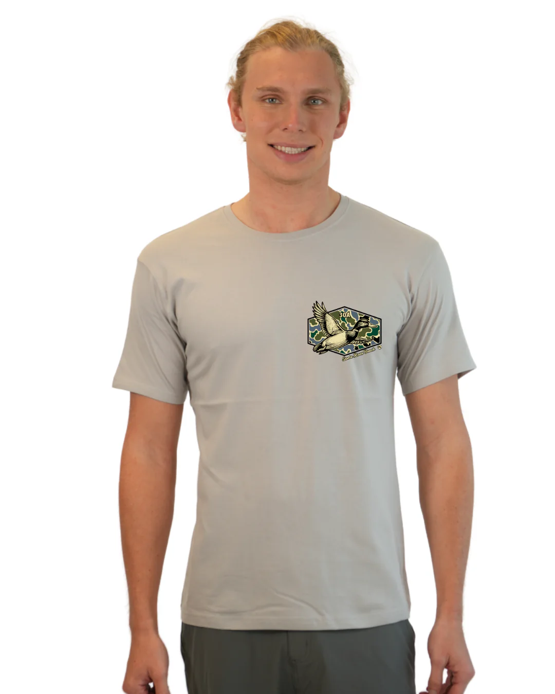 Santa Rosa Beach Duck Men T-Shirt Camouflage Edition - Image 4