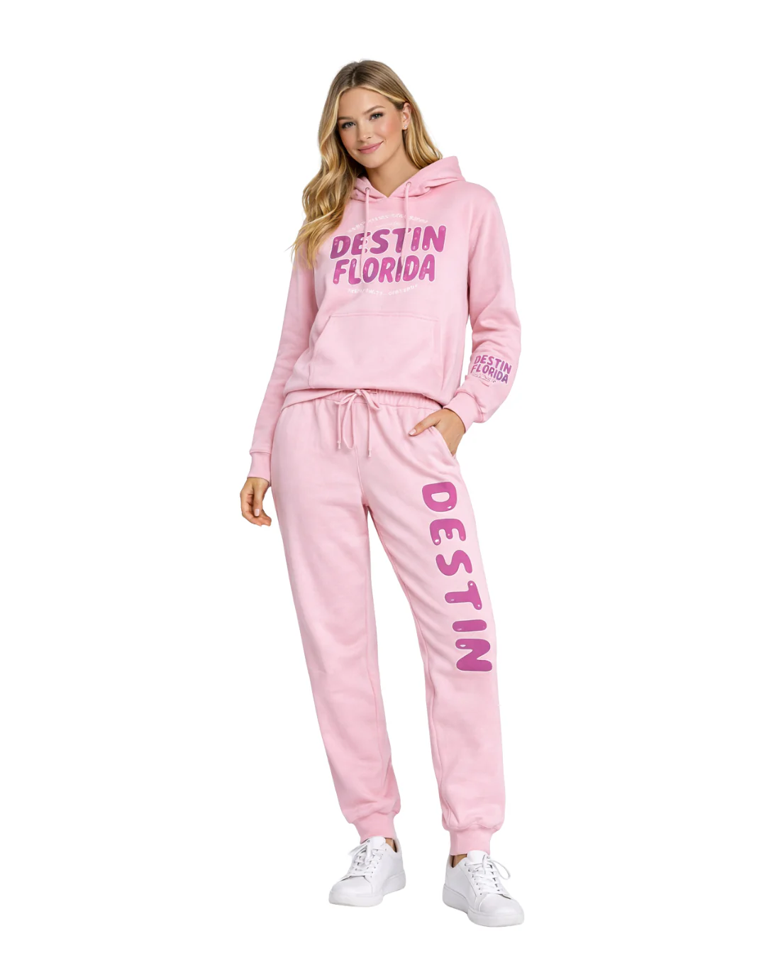 Destin, Fl City Name with Love Hoodie-Part of a Set- Style ETP010HD - Image 2