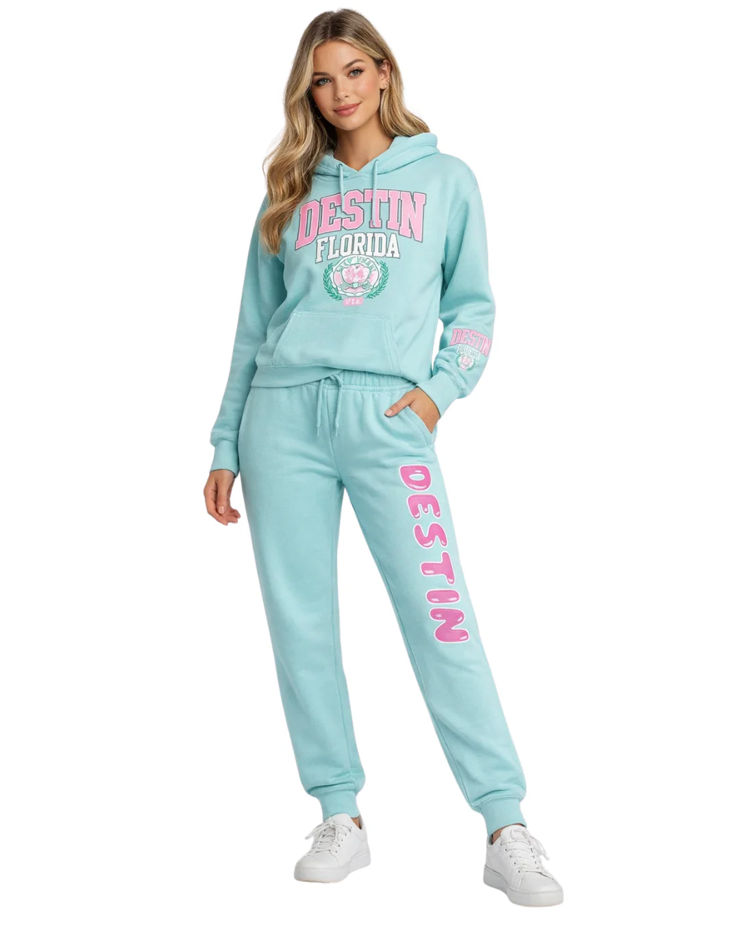 Destin, Fl Shield Hoodie -Part of a Set- Style ETP010HD