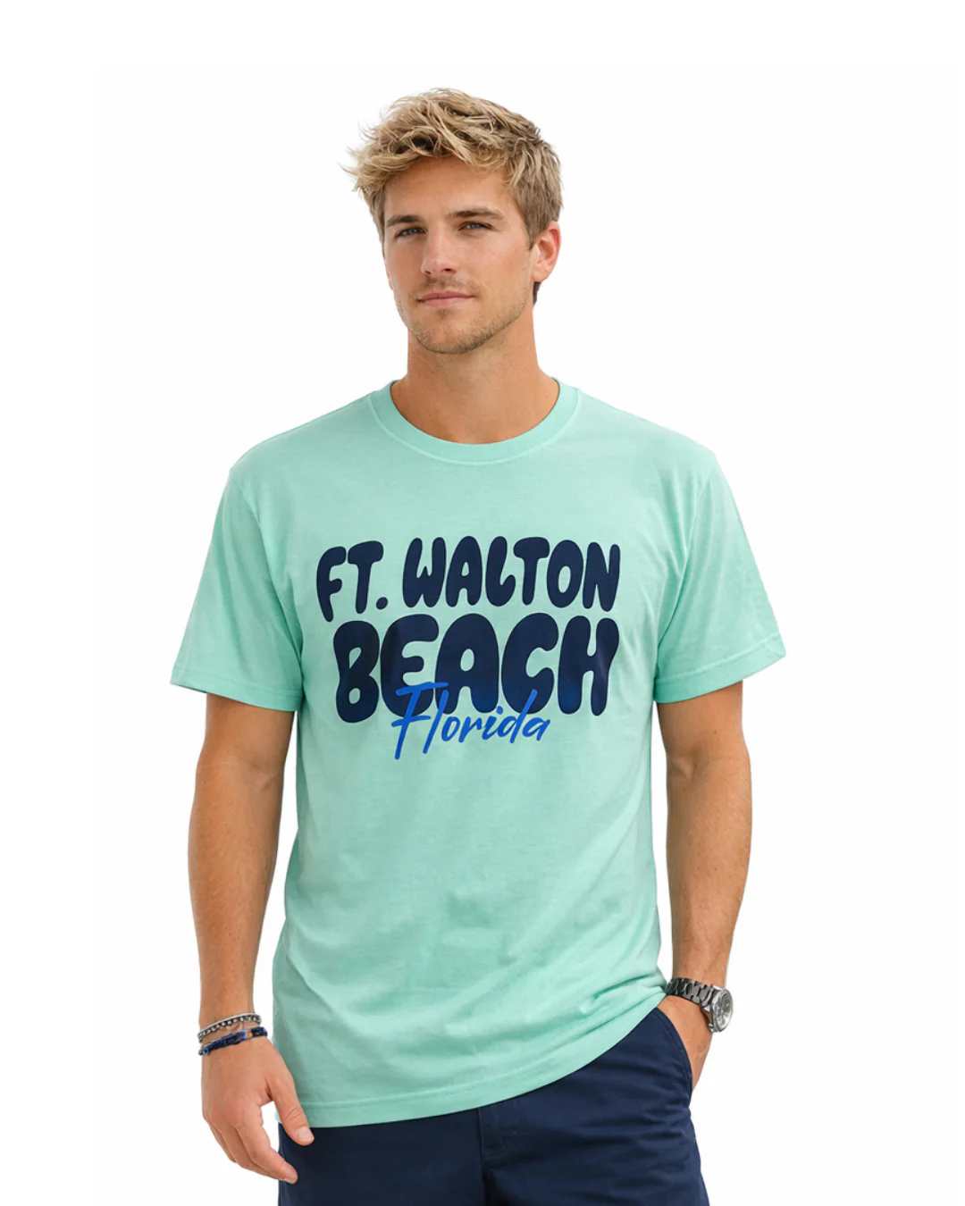 Ft. Walton Beach, Fl City Name Design Men’s T-Shirt