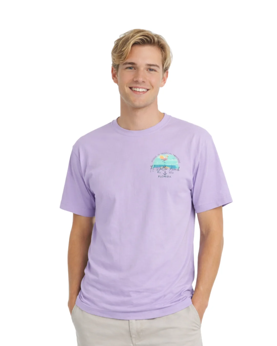 Ft. Walton Beach Living in Tropical Paradise Design Men’s T-Shirt
