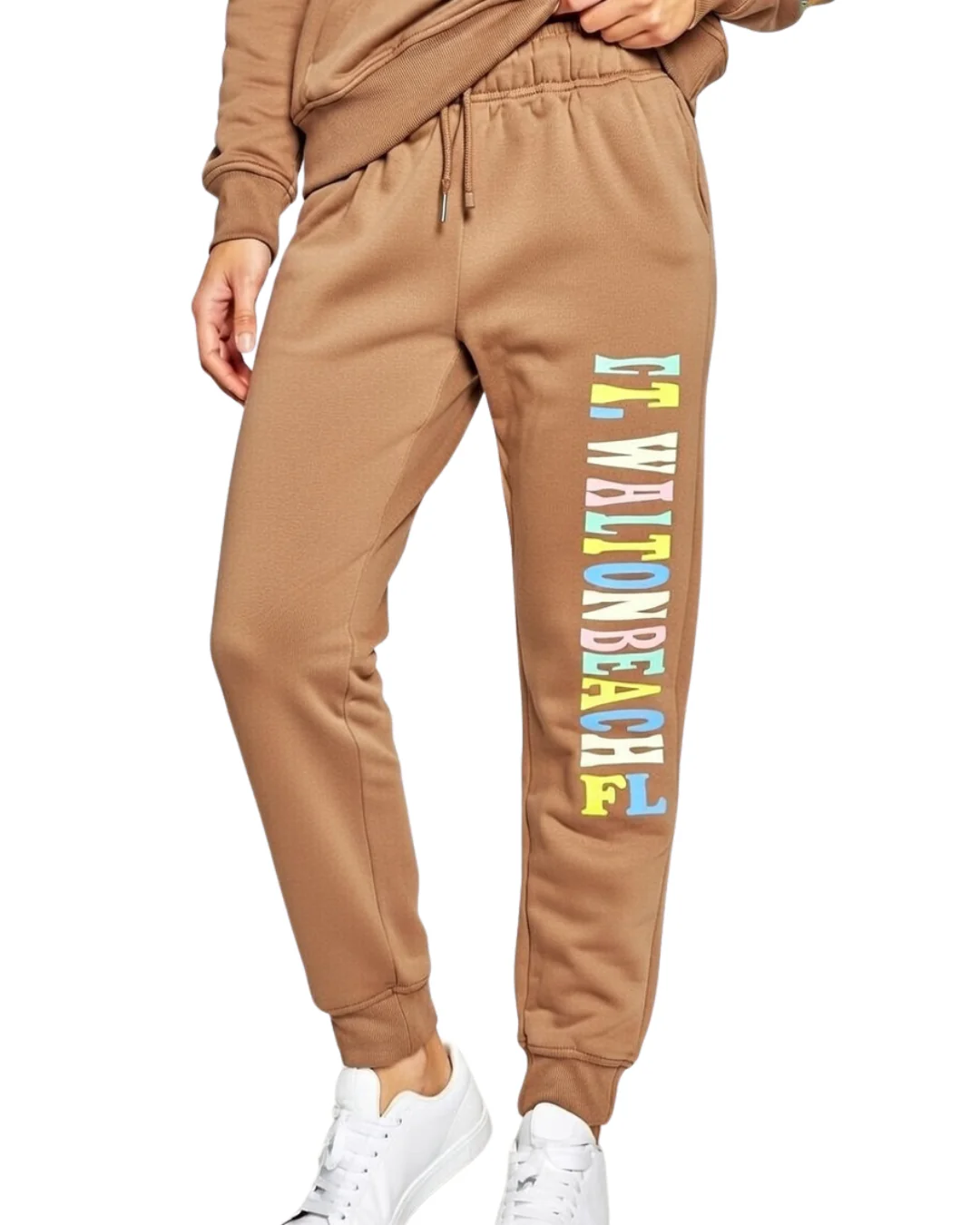 Ft. Walton Beach Palm Tree/ Stripes Jogger-Part of a Set- Style ETP040P