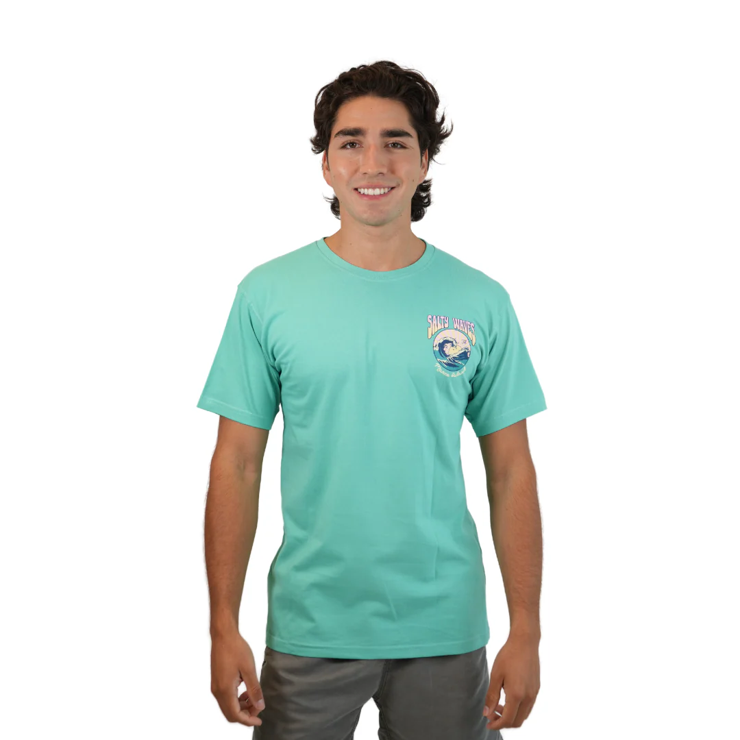 Marco Island Salty Waves Combed/Cotton Unisex T-Shirt Style Cc1000