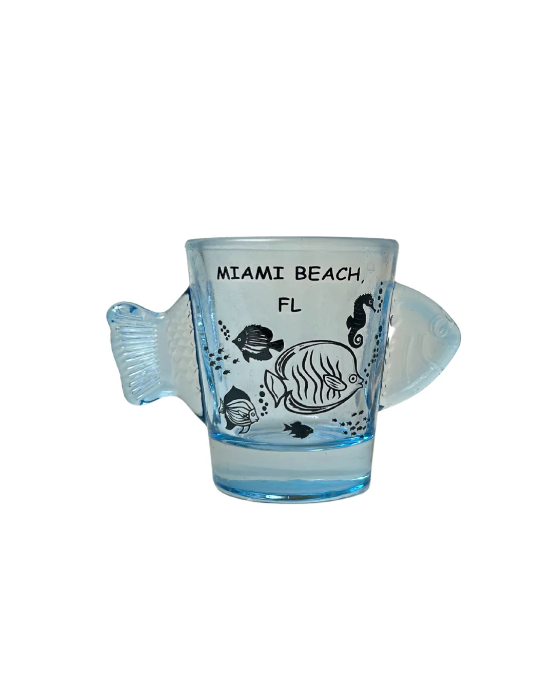 Miami Beach Fish 3D Design Shot Glass