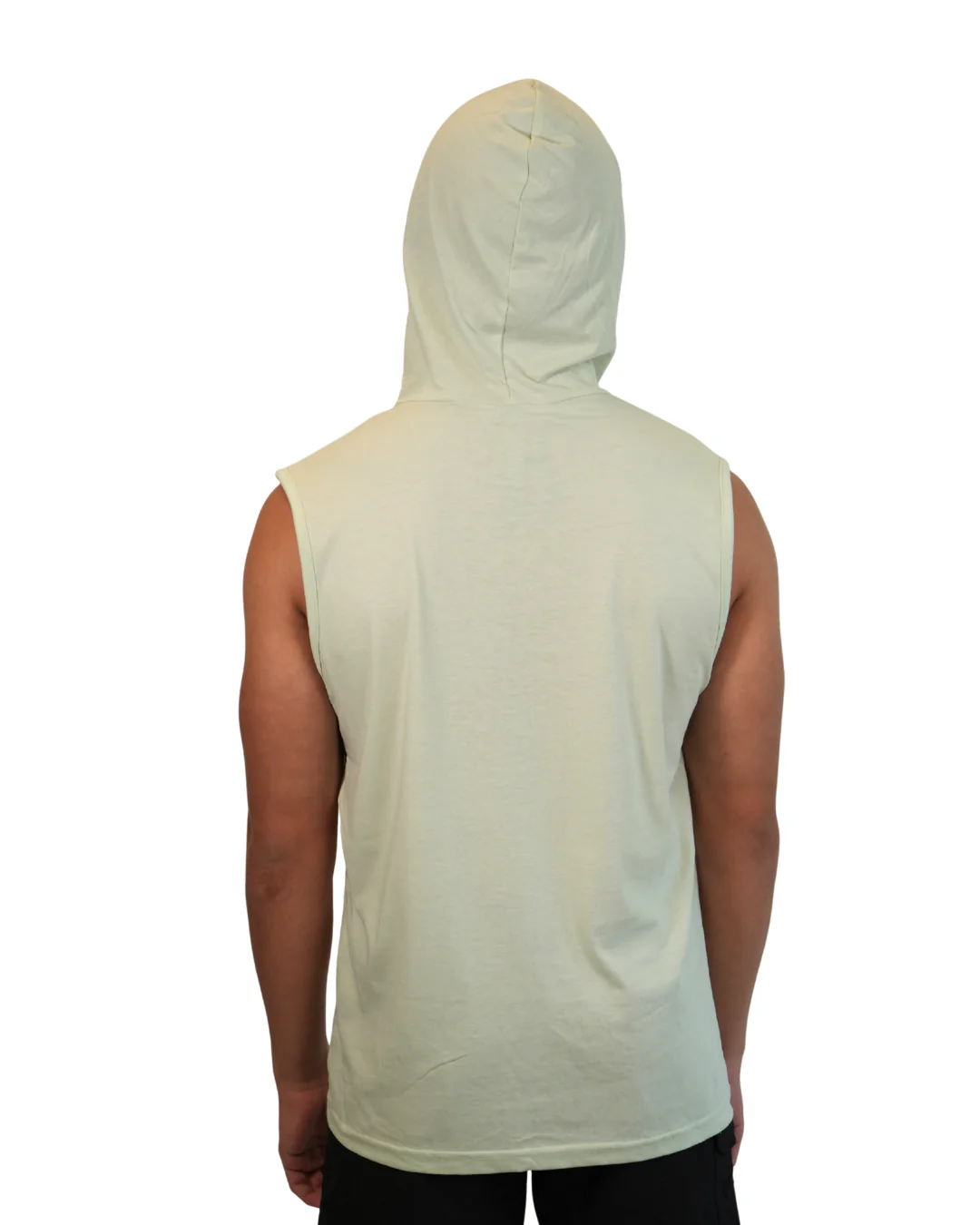 Miami Beach Fl, Palm Tree Knit Sleeveless Hoodie Style 229 - Image 2