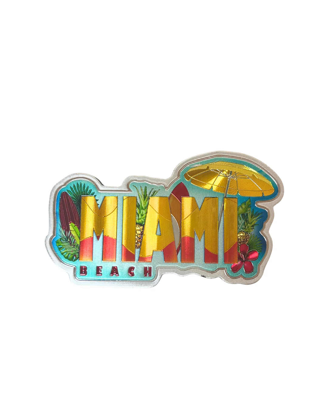 Miami Beach, Fl Tropical Design Magnet