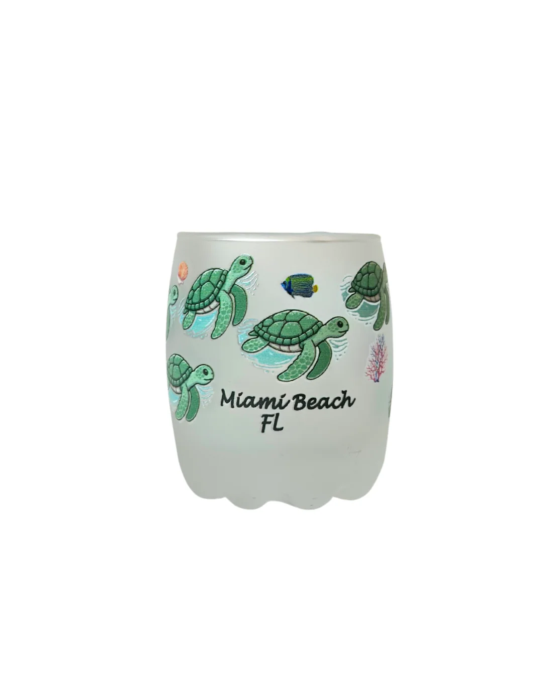 Miami Turtle Design Shot Glass