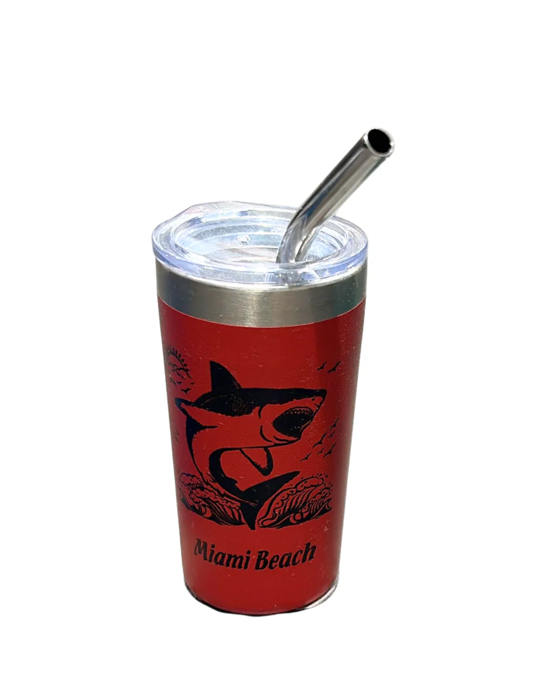 Miami Ss 3oz.Mini/Tumbler 5ast With Straw
