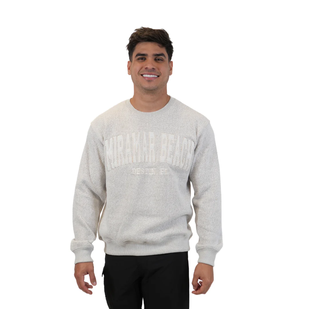 Miramar Beach Fl. Nantucket Crewneck W/ City Name Applique Style Ap267 - Image 3