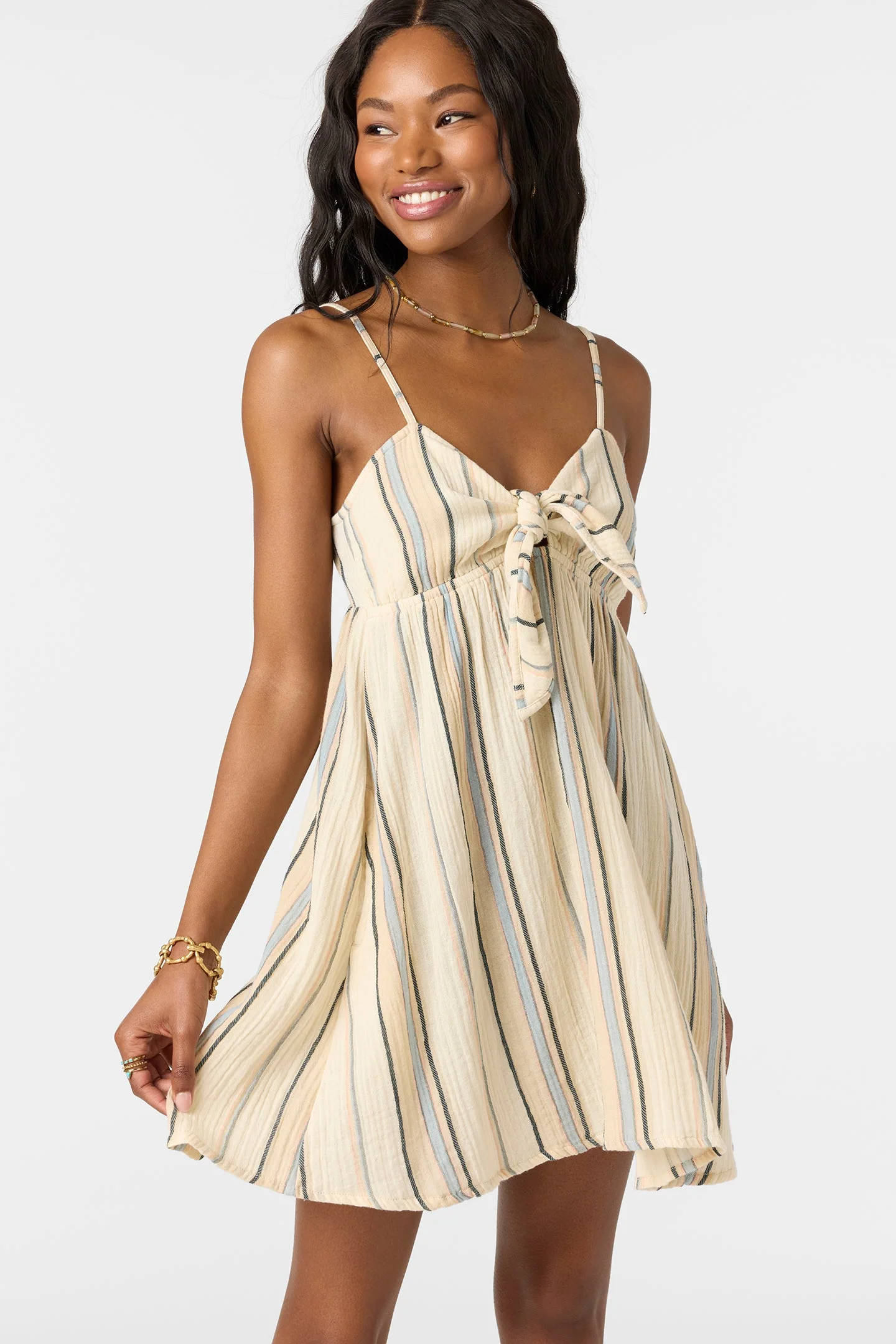 O'Neill NATALYA STRIPE SHORT DRESS