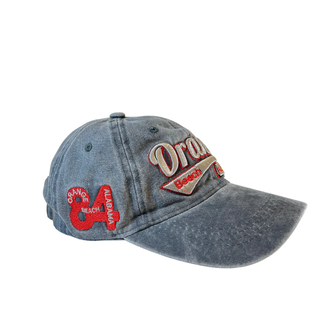 Orange Beach, Al Gray Cap Adjustable Style CHB3061 - Image 4