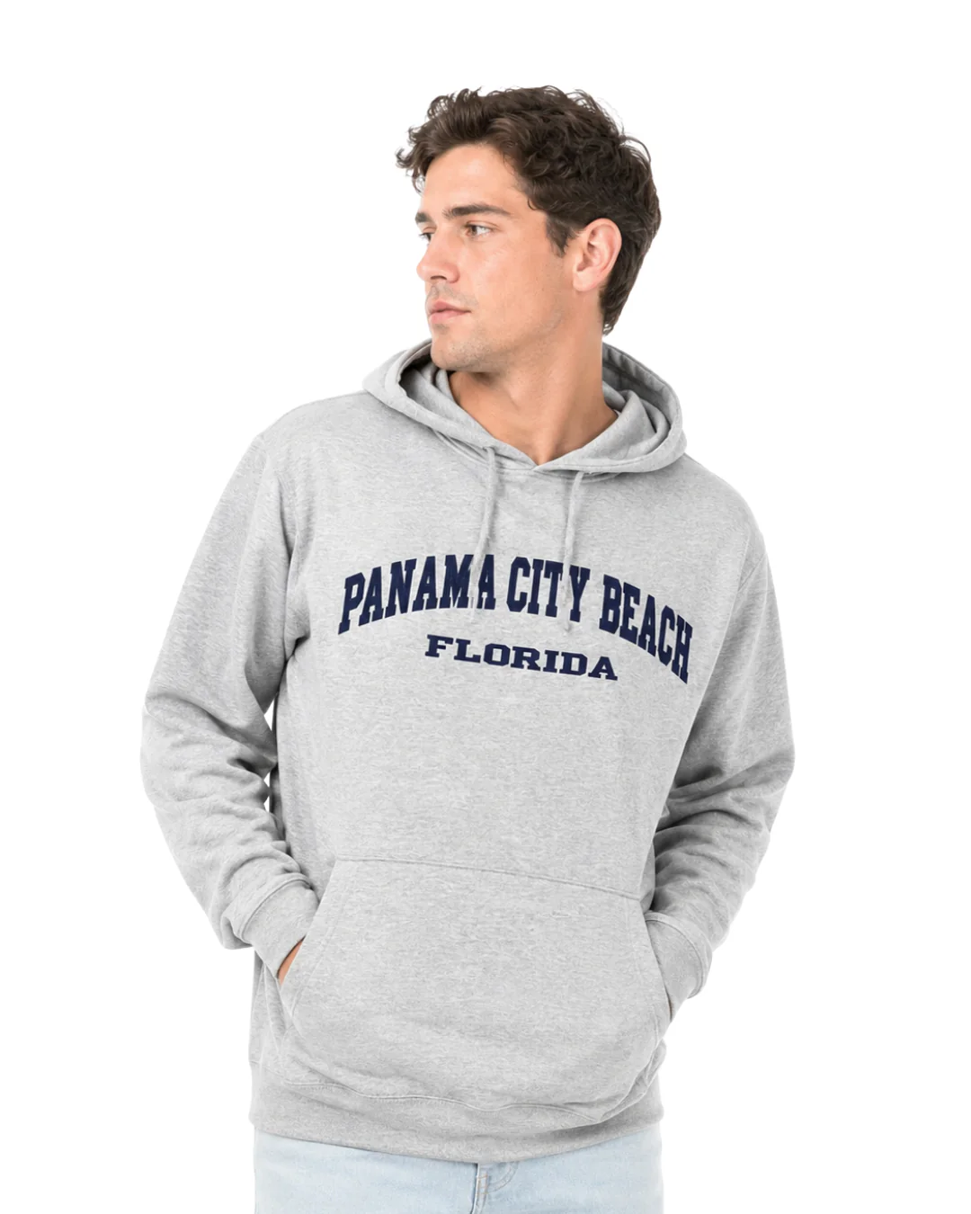 Panama City Beach, Hoodie Embroidered City Name Appliqué - Image 2