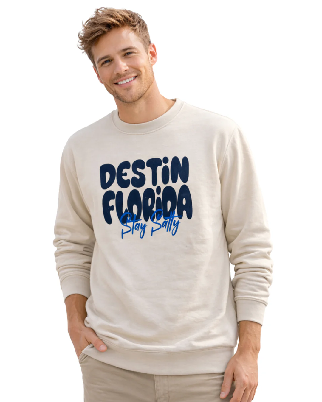 Destin, Fl City Name Crewneck Style AI067C - Image 2