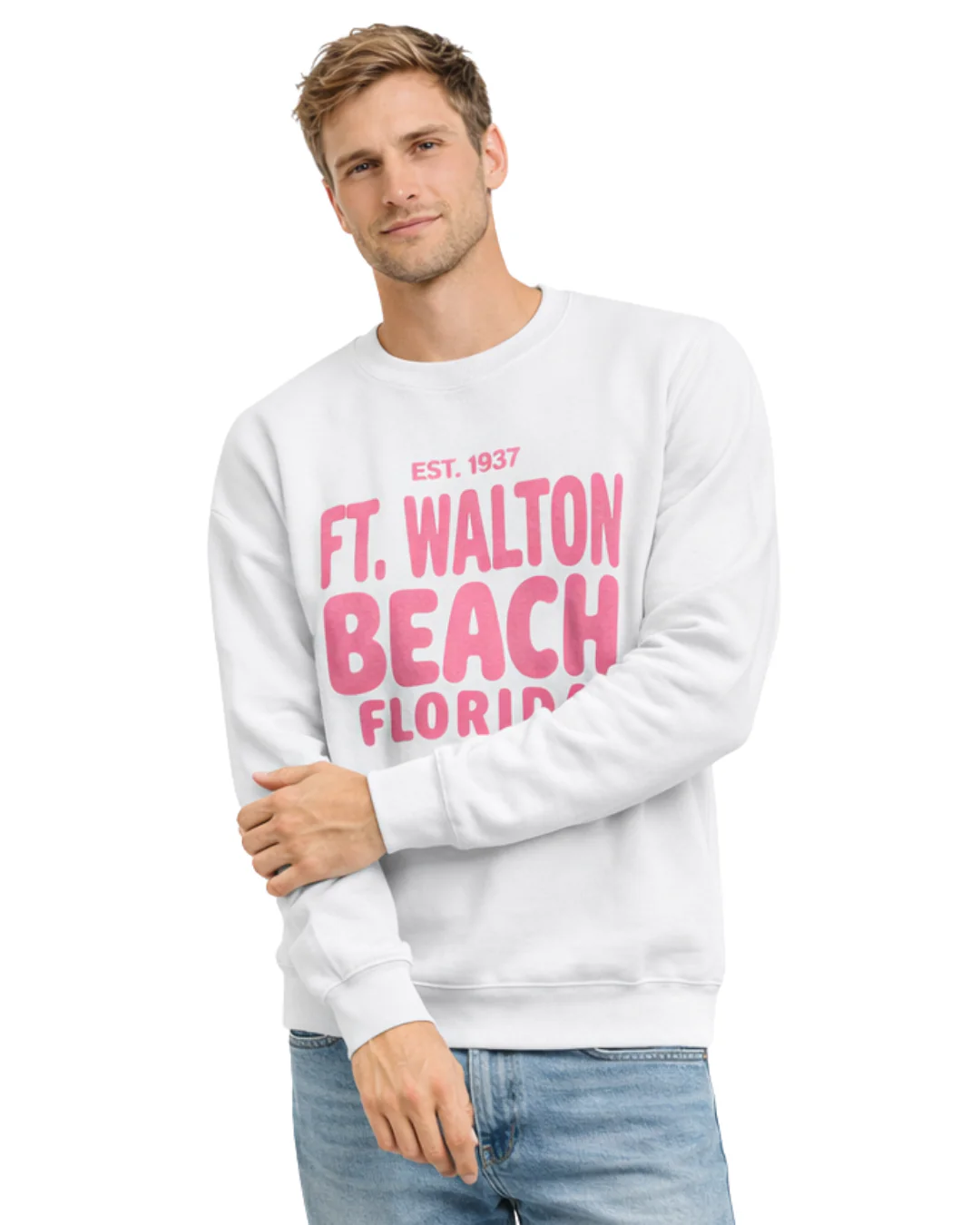 Ft. Walton Beach, Fl City Name Crewneck Style AI067C