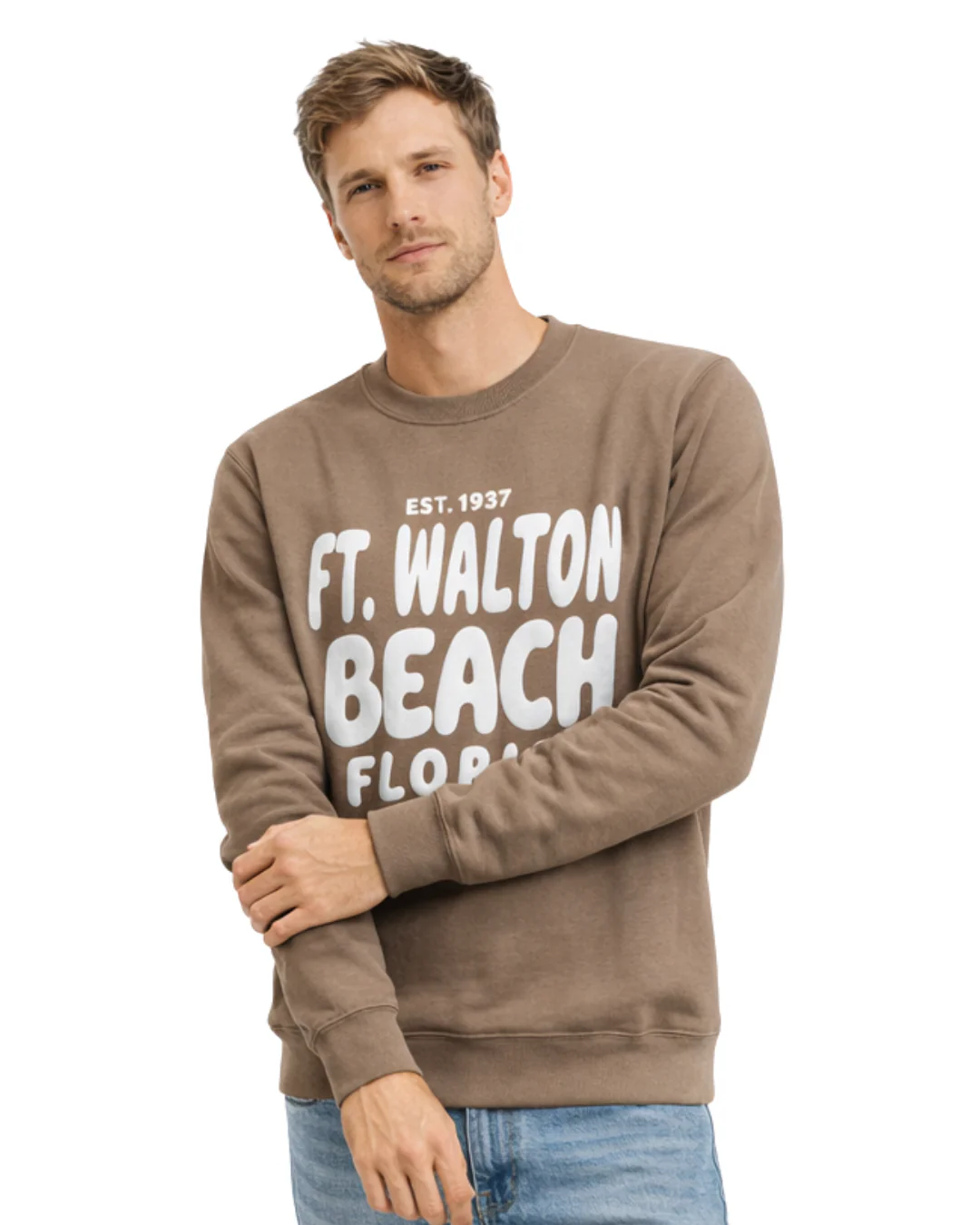Ft. Walton Beach, Fl City Name Crewneck Style AI067C - Image 2