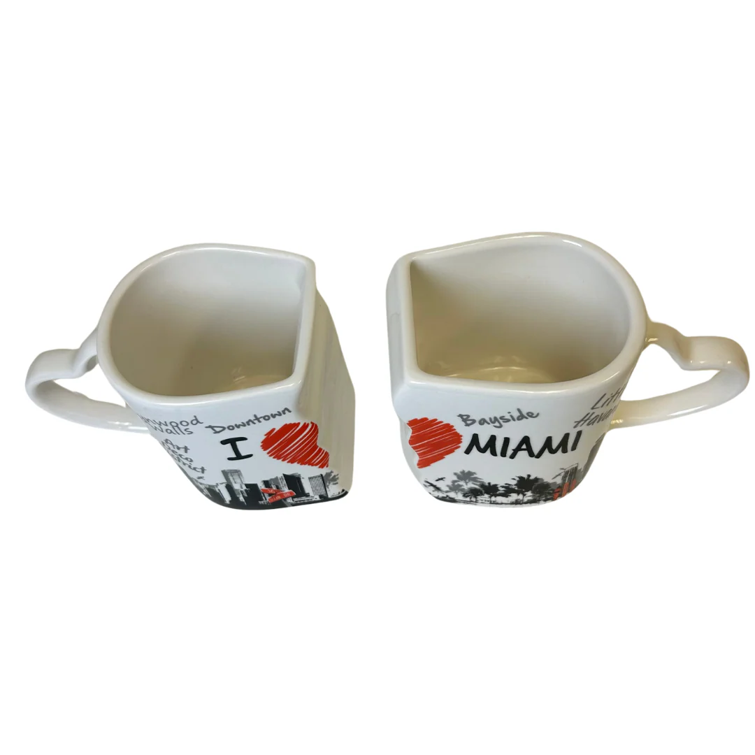 Set Miami Puzzle and Heart Design Mug 2 Pieces - Image 4