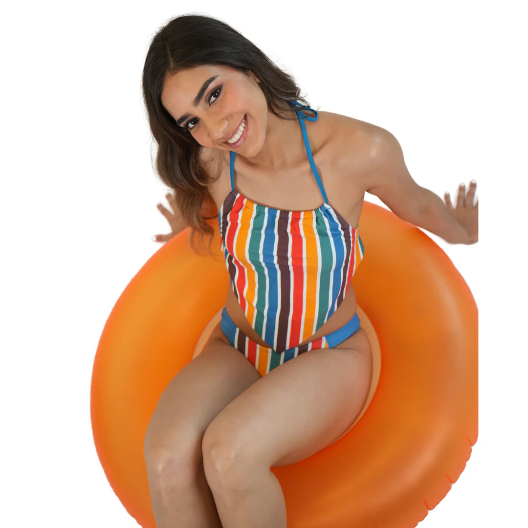 Set of V Bottom and Handkerchied Top Color Island Cruise - Style 752-8500|752-1505 - Image 3